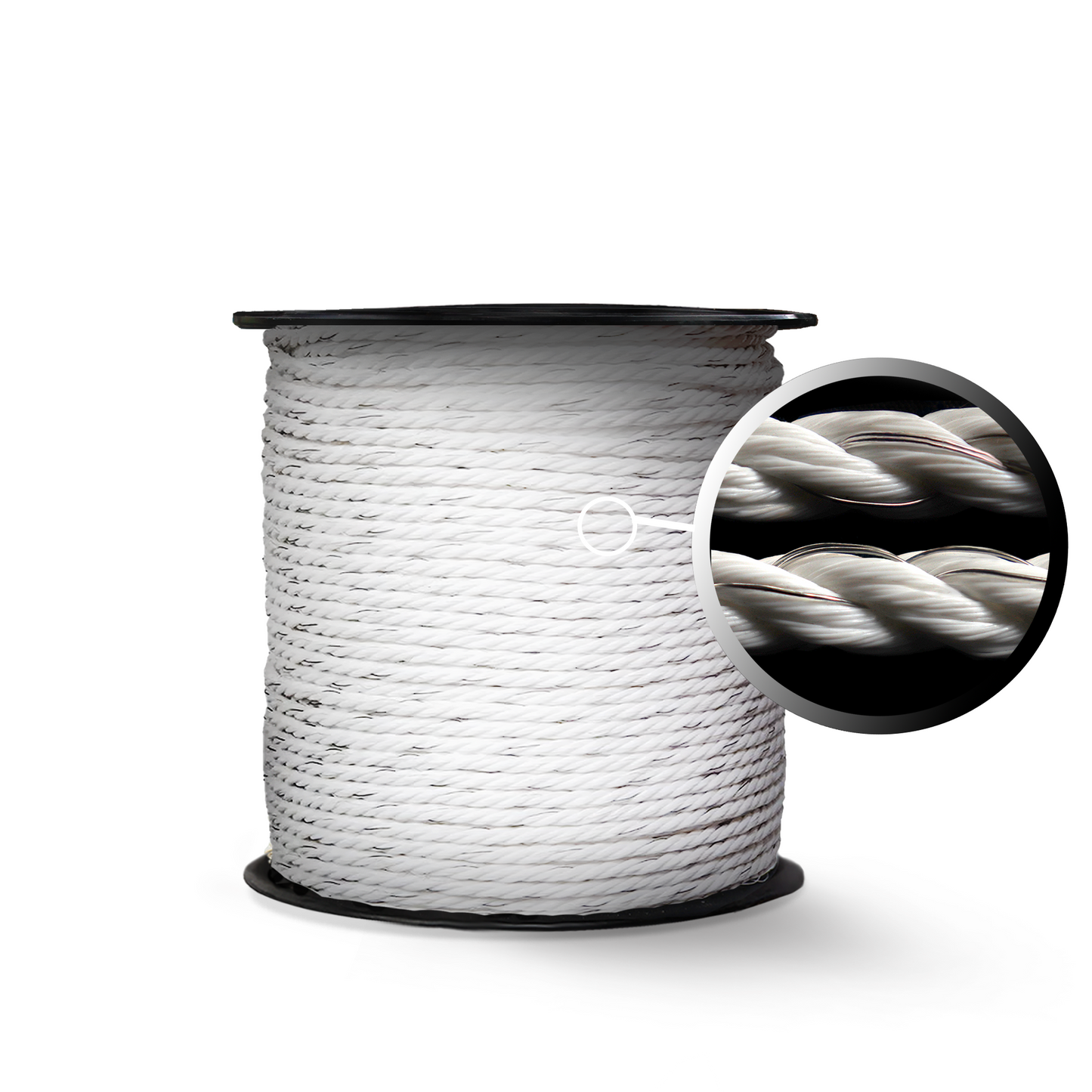 Heavy Duty Electric Fence Rope - 9 Conductors Means Strong, Safe & Visible