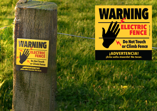 The Classic - Electric Fence Sign