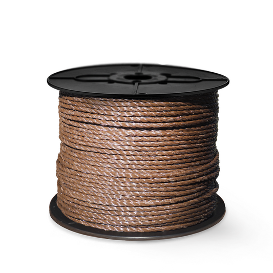 1/4" Electric Fence Rope - 6 Strand: Flexible, Tough & Versatile. Super Safe for Horses and Livestock